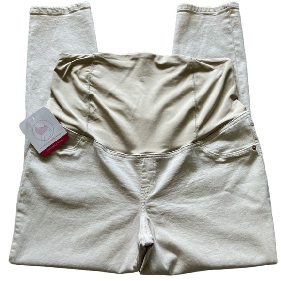 Isabel Maternity by Ingrid & Isabel Pants - NEW Isabel Maternity Crossover Panel Skinny Jeans Sz.‎ 14